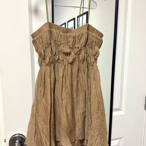 Forever 21 Mini Dress - Golden Brown - XL